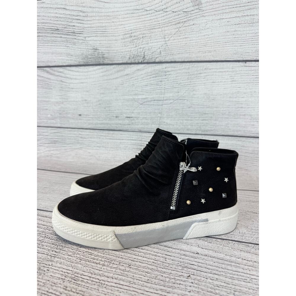 Blowfish Women's Black Wave-Zip Platform Sneaker Booties Size 10 - Picture 2 of 11
